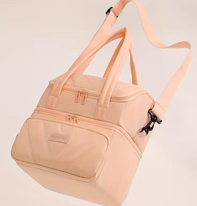 Fashion Double Layer Insulated Lunch Bag