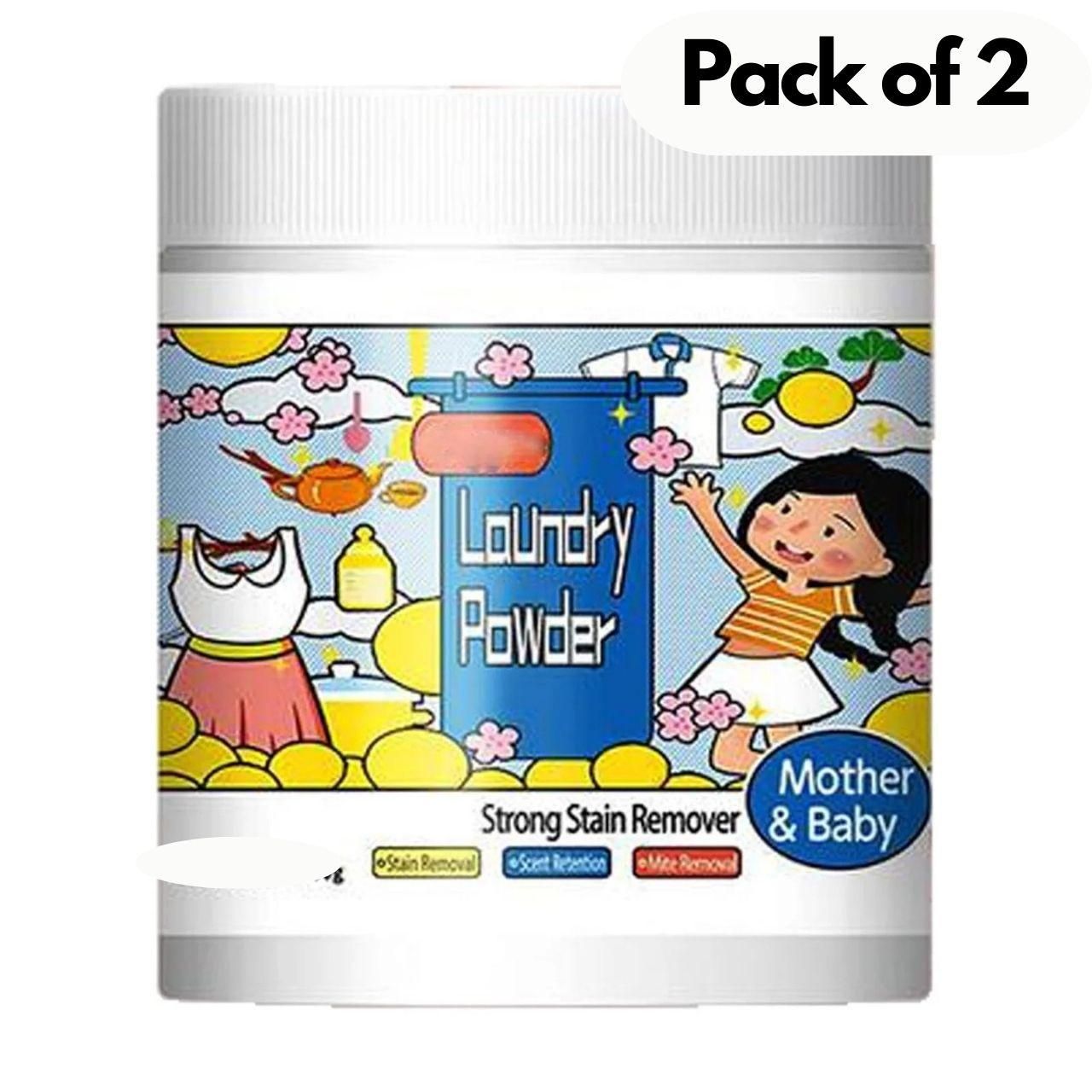 Laundry Powder Strong Stain Remover 400 gm Pack of 2